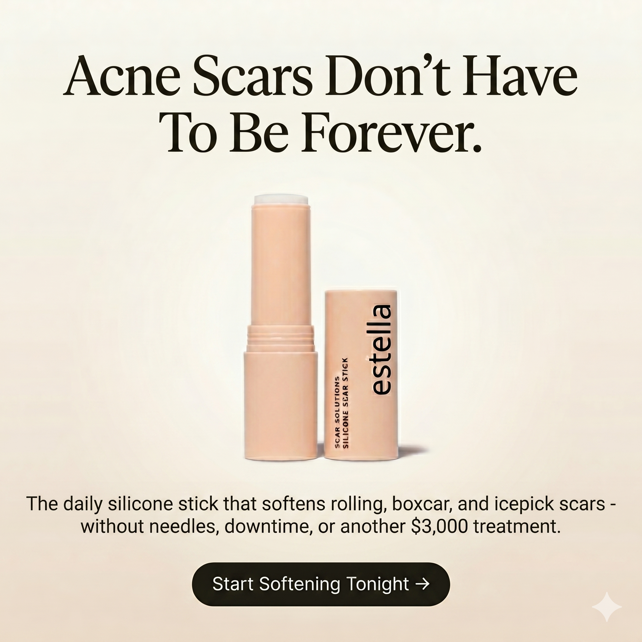 ScarSmooth: Clinical Acne Scar Silicone Stick